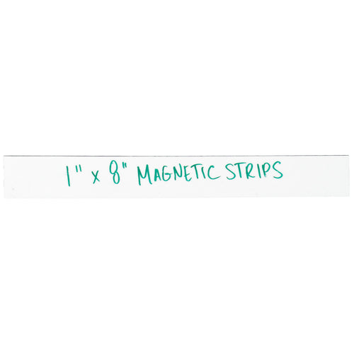 Write-on, wipe-off magnetic warehouse labels that eliminate adhesive mess and streamline inventory management. These 1