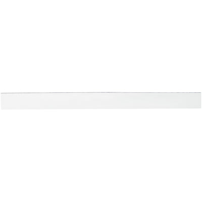 1" x 12" White Magnetic Warehouse Labels - Write/Erase, Case of 25