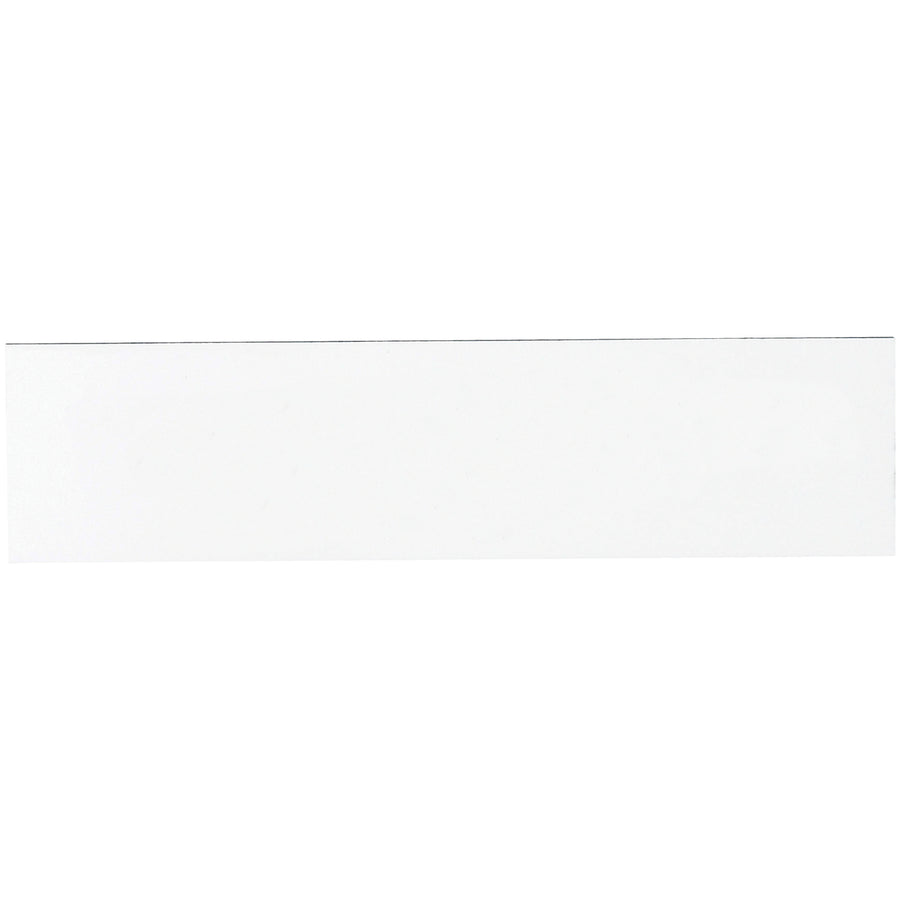 Speed up inventory management with our 2" x 8" magnetic warehouse labels‚write, wipe, and reuse without adhesive residue. Featuring a durable .030" thick backing and vinyl surface compatible with wet or dry erase markers, these pre-cut magnetic strips are the hassle-free solution for rack labeling and shipping room organization. Sold by the case of 25.