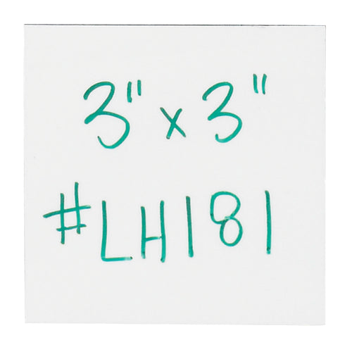 Move inventory faster with write & wipe magnetic warehouse labels that eliminate adhesive cleanup. Each 3x3
