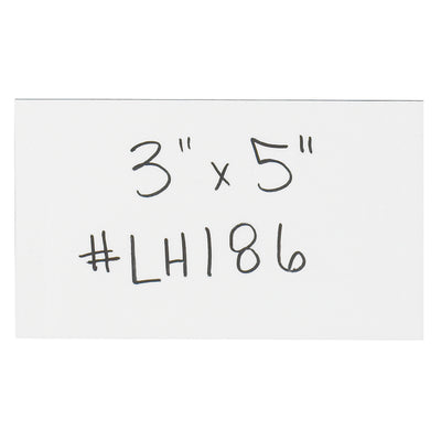 Eliminate adhesive residue and speed up inventory management with these durable 3x5" magnetic warehouse labels. Pre-cut and reusable with write/wipe capability using wet or dry erase markers. Case includes 25 labels with .030" thick backing‚built to withstand warehouse conditions.