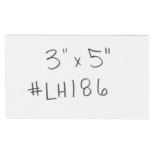 Eliminate adhesive residue and speed up inventory management with these durable 3x5