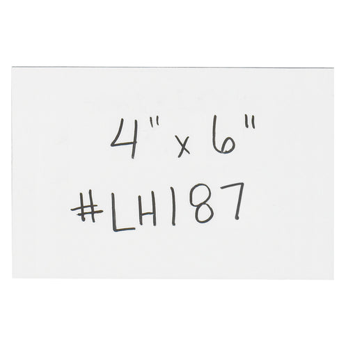 Speed up inventory management with these 4x6 white magnetic warehouse labels featuring a durable .030