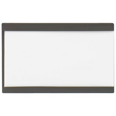 Heavy-duty .060" thick magnetic material ensures secure adhesion to metal shelves and racks without messy adhesive buildup. These 2" x 3" cardholders are the go-to choice for shipping rooms, warehouses, and office inventory systems. Sold as a case of 25 with white inserts included‚ready to install and label immediately.