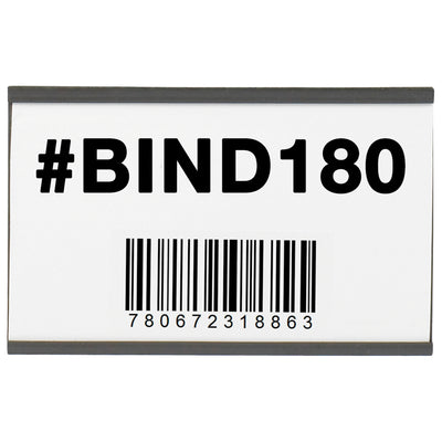 Heavy-duty .060" thick magnetic material delivers permanent adhesion without messy buildup on metal racks and shelves. These 3x5" magnetic C-channel cardholders ship in a case of 25 with white inserts, perfect for warehouse labeling, shipping room organization, and inventory management in industrial environments.