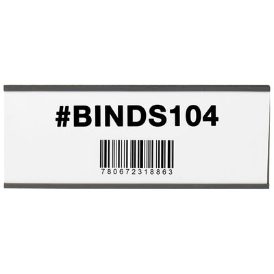 Heavy-duty .060" thick magnetic cardholders designed for metal warehouse racks and shelves without adhesive mess or buildup. Each 3" x 6" holder provides secure label adhesion and includes white inserts. Sold by the case of 25 units for maximum cost-efficiency.