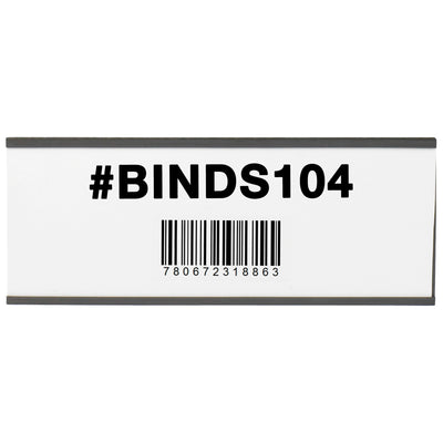 Heavy-duty .060" thick magnetic material ensures secure, permanent adhesion to metal racks and shelves without messy buildup. These 3x8" C-channel cardholders are the industry standard for warehouse labeling, inventory management, and shipping room organization. Case of 25 with white inserts included.