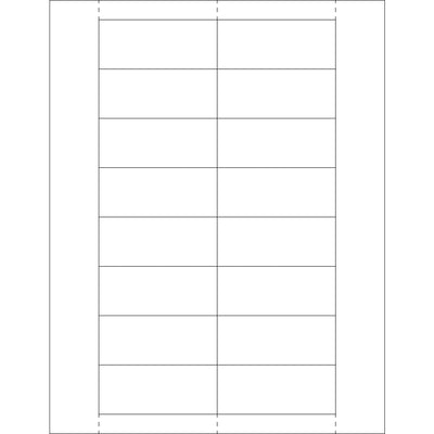 Precision-sized insert cards for plastic label holders designed for shipping coordinators and logistics professionals managing warehouse inventory visibility. These 1.25" x 3" white laser paper cards fit standard plastic label holders and ship in a case of 800‚enough to label an entire warehouse operation. Compatible with both laser and inkjet printers, with an easy-to-use Microsoft Word template included.