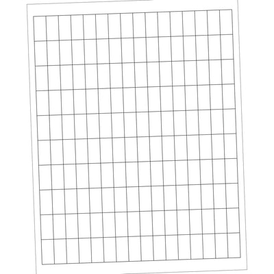 1/2 x 1 in White Permanent Laser Labels 16000/Case LL102 - alias listing