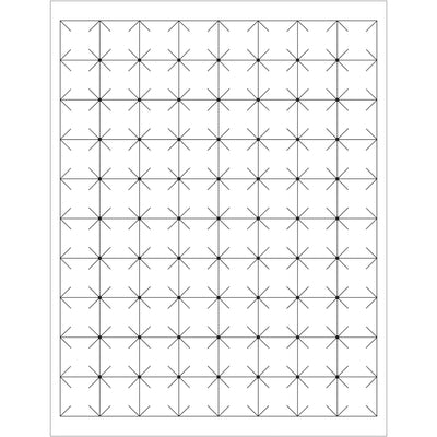 1" x 1" white rectangle laser labels with permanent acrylic adhesive for durable, professional marking on corrugated, plastic, metal, and glass surfaces. Sold as a full case of 8,000 labels. Compatible with both laser and inkjet printers for maximum flexibility in your shipping and logistics operations.