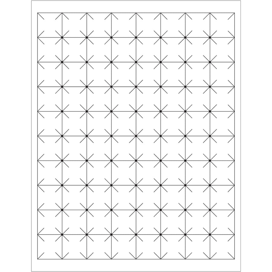 1" x 1" white rectangle laser labels with permanent acrylic adhesive for durable, professional marking on corrugated, plastic, metal, and glass surfaces. Sold as a full case of 8,000 labels. Compatible with both laser and inkjet printers for maximum flexibility in your shipping and logistics operations.