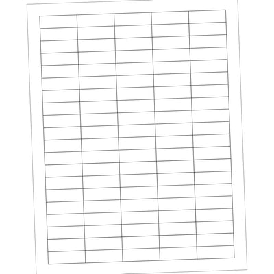 1.5x0.5 White Permanent Laser Labels 10000/Case LL106 - alias listing