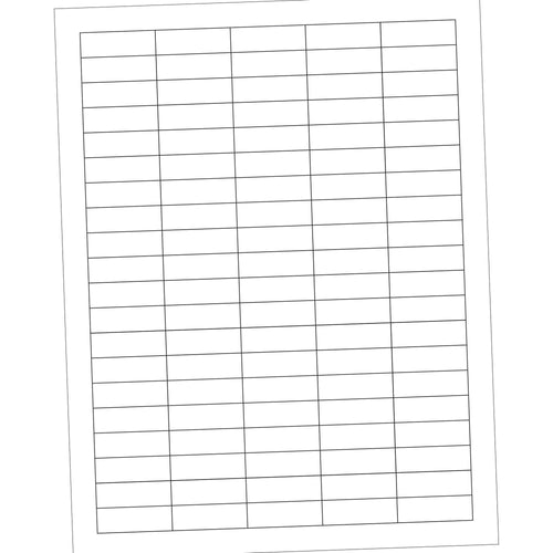 1.5x0.5 White Permanent Laser Labels 10000/Case LL106 - alias listing