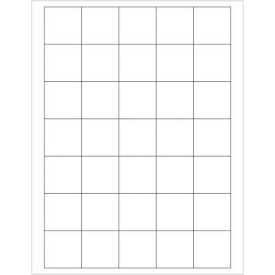 Professional-grade 1.5" x 1.5" white rectangle laser labels designed for shipping coordinators and logistics teams. With permanent adhesive and multi-surface compatibility (paper, corrugated, plastic, metal, glass), these 48lb labels work seamlessly with both laser and inkjet printers. Get 3,500 labels per case with an easy Word template for quick formatting.