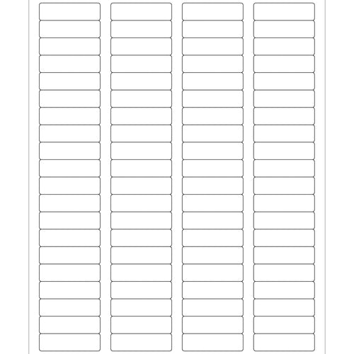 1.75x0.5 48 lb White Laser Labels 8000/Case LL109 - alias listing