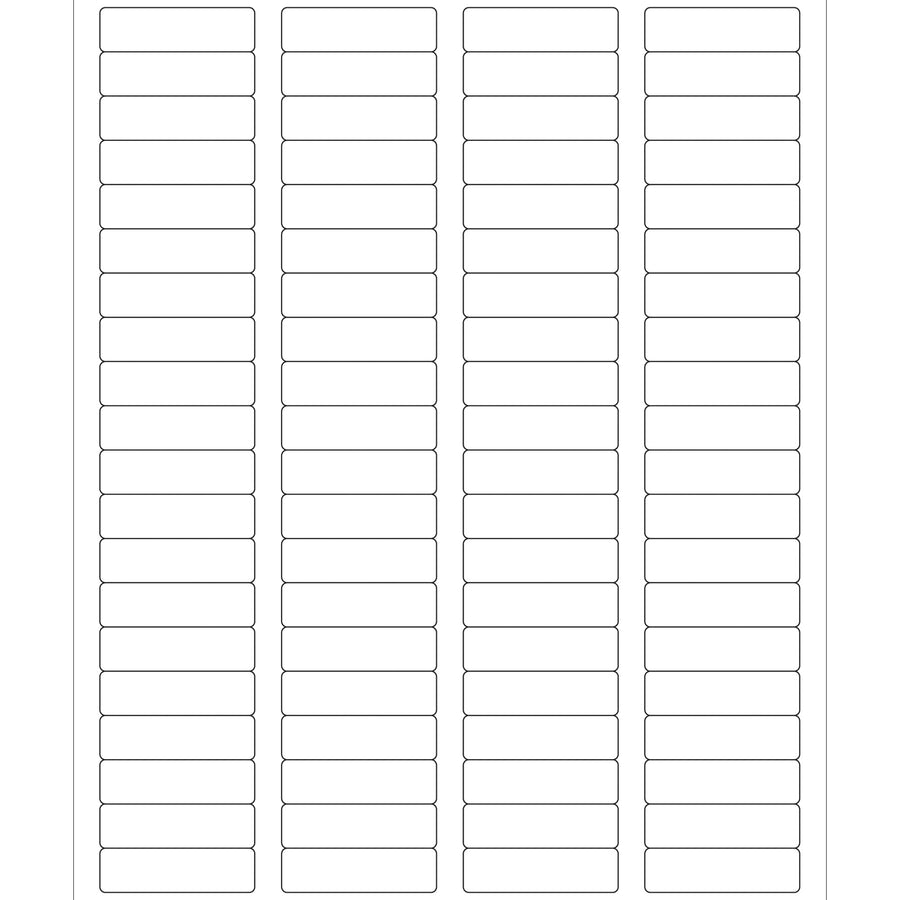1.75x0.5 48 lb White Laser Labels 8000/Case LL109 - alias listing