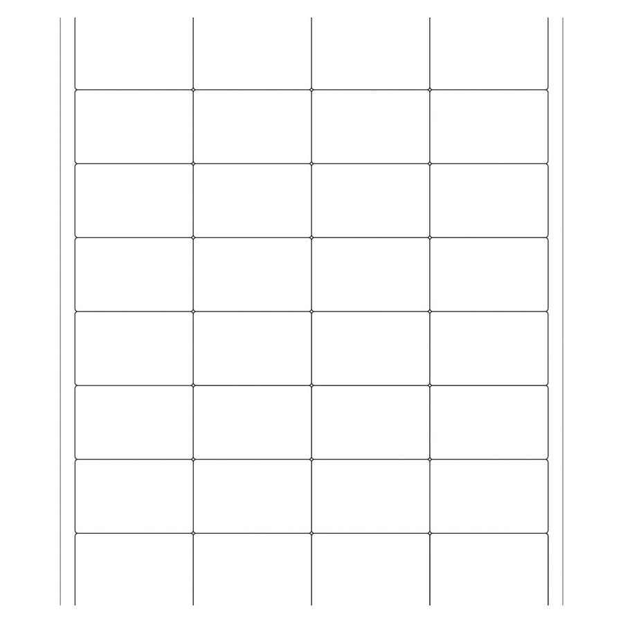 2x1.25 White Permanent Laser Labels 3200/Case LL110 - alias listing