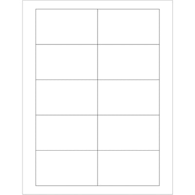Professional-grade 3.5" x 2" white laser labels with permanent acrylic adhesive for shipping, product identification, and compliance labeling. Compatible with laser and inkjet printers. Case of 1000 labels bonds instantly to paper, corrugated, plastic, metal, and glass surfaces.