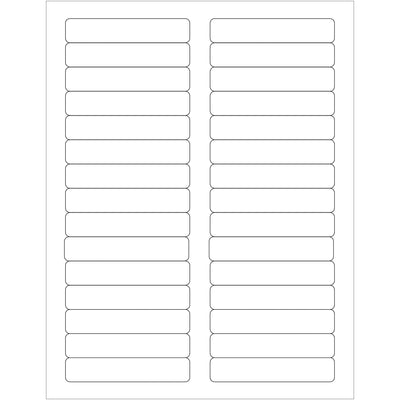 High-capacity white rectangle laser labels (3 7/16" x 2/3") designed for shipping coordinators and logistics professionals who need reliable, consistent labeling at scale. Each case delivers 3,000 labels with permanent adhesive that adheres to paper, corrugated, plastic, metal, and glass. Compatible with both laser and inkjet printers‚format using the included Microsoft Word template for seamless workflow integration.