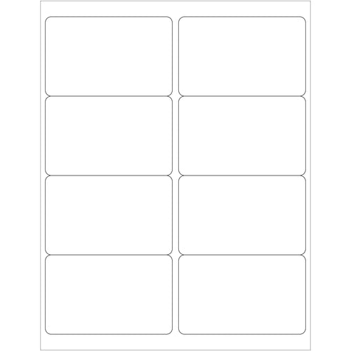 Print professional product and mailing labels in-house with these 4x2.5