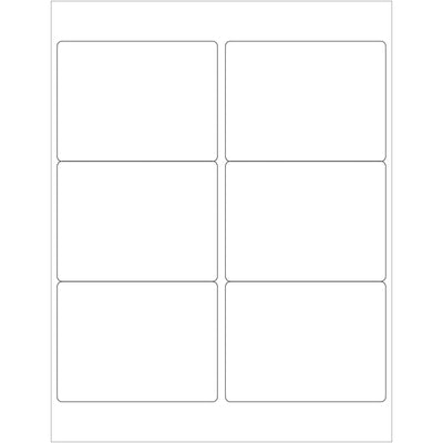 Versatile 4" x 3" white rectangle laser labels engineered for shipping coordinators who need reliable, compliance-ready solutions fast. Premium 48 lb face sheet with permanent adhesive sticks securely to corrugated, plastic, metal, and glass surfaces. 600 labels per case ensure consistent inventory and reduce reorder frequency.