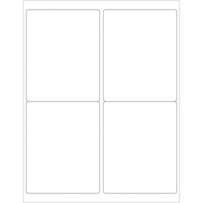 Professional 4x5" white laser labels in bulk master cases of 4,000 units, engineered for shipping coordinators and logistics operations. Permanent acrylic adhesive adheres reliably to paper, corrugated, plastic, metal, wood, and glass surfaces. Compatible with laser and inkjet printers for maximum flexibility.
