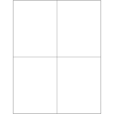 Professional-grade 4.25 x 5.5" white rectangle laser labels with permanent acrylic adhesive–designed for shipping coordinators and logistics teams managing high-volume label operations. This master case of 4000 labels delivers cost-effective compliance-ready solutions that stick reliably to corrugated, plastic, glass, and metal surfaces. Compatible with laser and inkjet printers, with easy-to-use Microsoft Word templates included.
