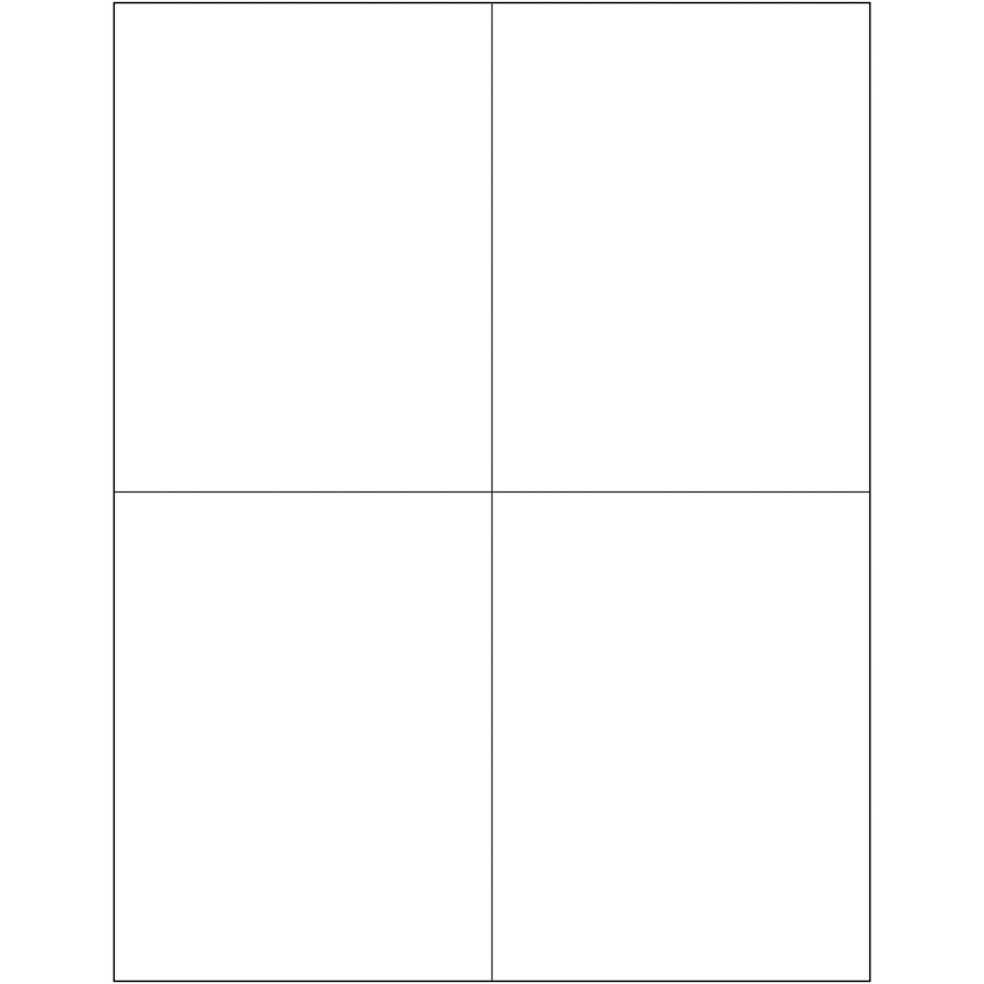 Professional-grade 4.25 x 5.5" white rectangle laser labels with permanent acrylic adhesive–designed for shipping coordinators and logistics teams managing high-volume label operations. This master case of 4000 labels delivers cost-effective compliance-ready solutions that stick reliably to corrugated, plastic, glass, and metal surfaces. Compatible with laser and inkjet printers, with easy-to-use Microsoft Word templates included.