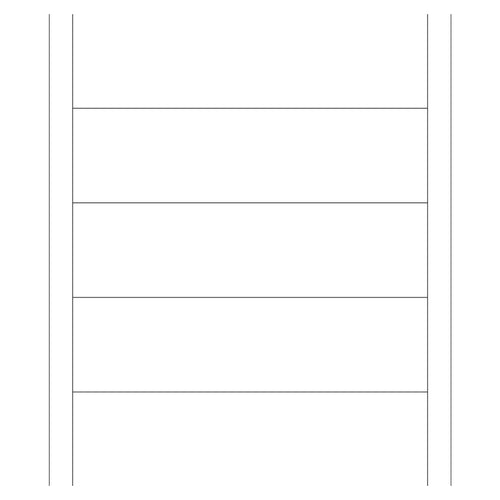 7.5x2 White Permanent Acrylic Laser Labels 500/Case LL133 - alias listing