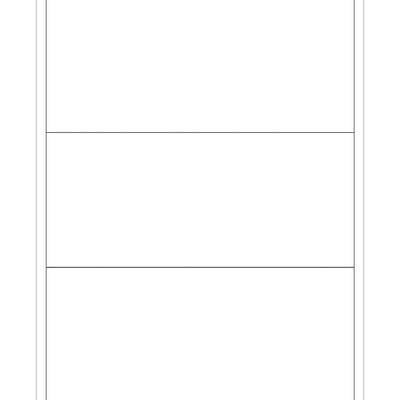 8x3.5 48 lb White Permanent Adhesive Laser Labels 300/Case LL134 - alias listing