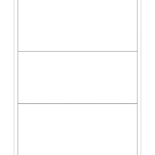8x3.5 48 lb White Permanent Adhesive Laser Labels 300/Case LL134 - alias listing