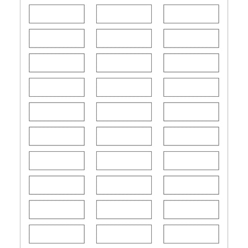 2.25x0.75 White Permanent Laser Labels 3000/Case LL139 - alias listing