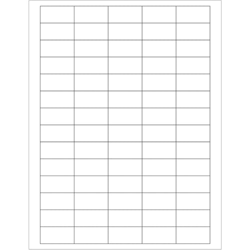 High-volume white laser labels designed for shipping coordinators and logistics professionals who need reliable, printable identification solutions. 1.5 x 0.75" rectangle format with permanent acrylic adhesive; 7000 labels per case. Compatible with laser and inkjet printers for maximum flexibility.