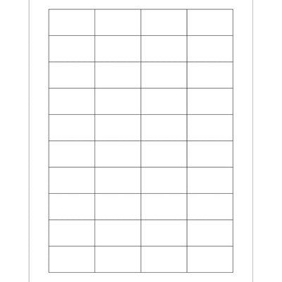 1.75x1 White Permanent Laser Labels 4000/Case LL161 - alias listing