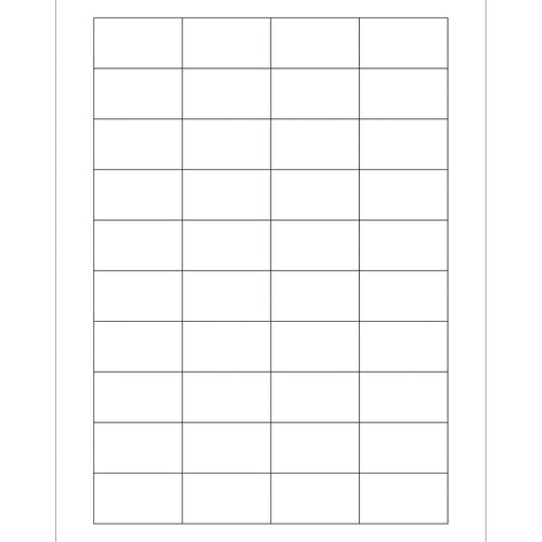 1.75x1 White Permanent Laser Labels 4000/Case LL161 - alias listing