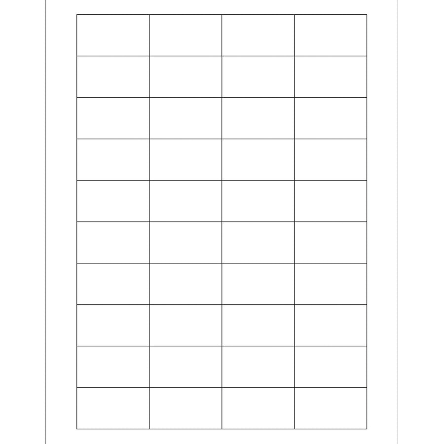 1.75x1 White Permanent Laser Labels 4000/Case LL161 - alias listing