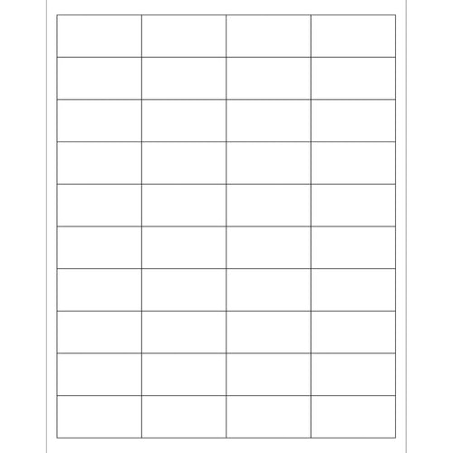 2x1 White Permanent Acrylic Laser Labels 4000/Case LL162 - alias listing