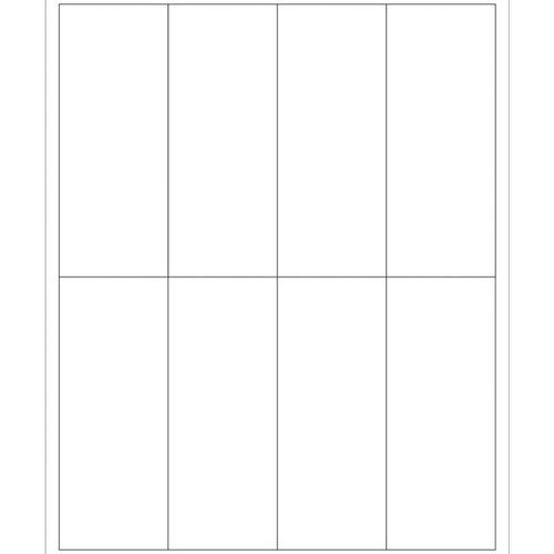 2x5 White Permanent Laser Labels 800/Case LL163 - alias listing