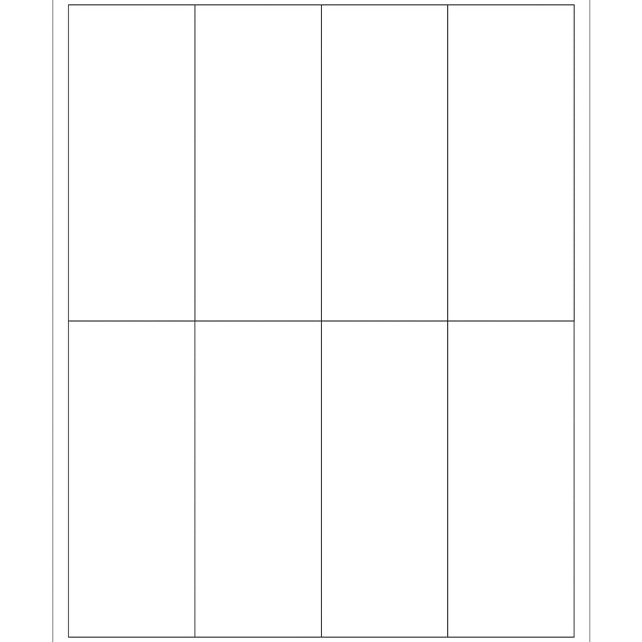2x5 White Permanent Laser Labels 800/Case LL163 - alias listing
