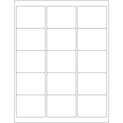 Print custom shipping, product, and mailing labels in-house with these 2 5/8" x 2" white laser labels. Permanent acrylic adhesive bonds reliably to paper, corrugated, plastic, metal, and glass surfaces. Case of 1,500 labels designed for high-volume logistics and fulfillment operations.