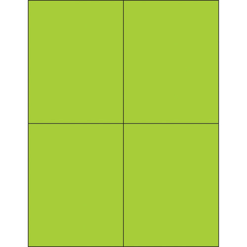 Create professional, high-visibility shipping and product labels with these fluorescent green laser labels. Permanent acrylic adhesive adheres to paper, corrugated, plastic, metal, and glass. 400 labels per case‚designed for logistics coordinators and shipping professionals who need compliance-ready, attention-grabbing labels.