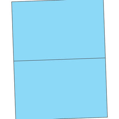 8.5x5.5 Fluorescent Pastel Blue Permanent Laser Labels 200/Case LL184BE - alias listing