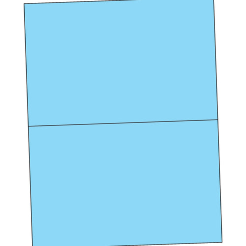8.5x5.5 Fluorescent Pastel Blue Permanent Laser Labels 200/Case LL184BE - alias listing