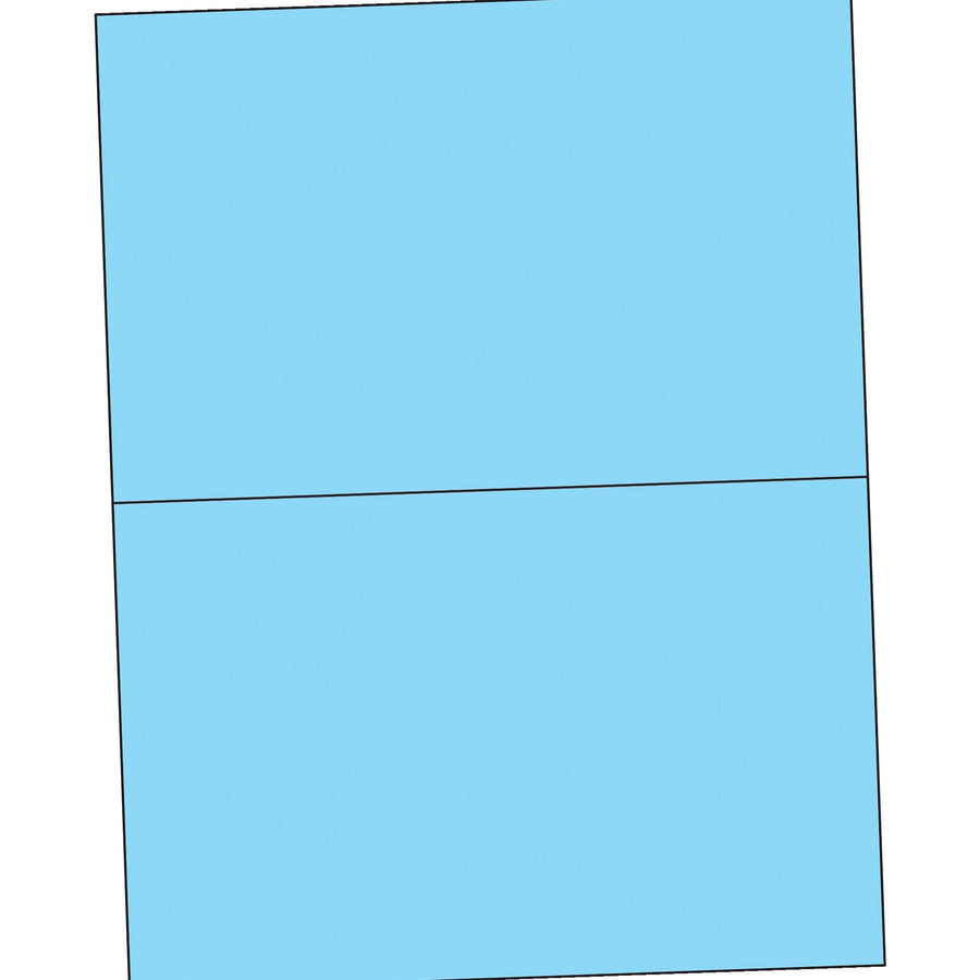 8.5x5.5 Fluorescent Pastel Blue Permanent Laser Labels 200/Case LL184BE - alias listing