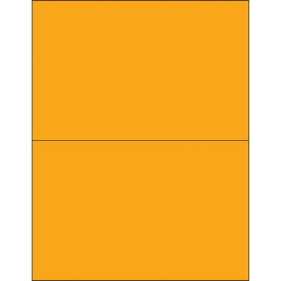 High-visibility fluorescent orange rectangle laser labels designed for shipping coordinators who need compliance-ready, attention-grabbing labels fast. Permanent acrylic adhesive bonds securely to corrugated, plastic, metal, and glass surfaces. 200 labels per case–print directly from your laser or inkjet printer.