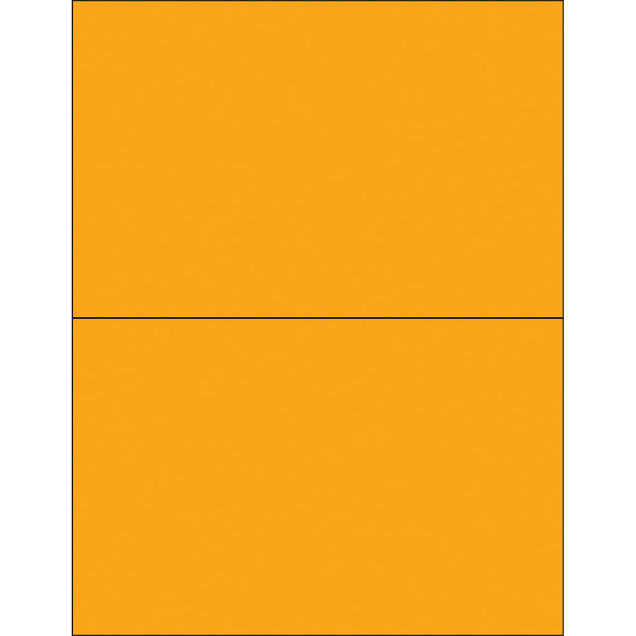 High-visibility fluorescent orange rectangle laser labels designed for shipping coordinators who need compliance-ready, attention-grabbing labels fast. Permanent acrylic adhesive bonds securely to corrugated, plastic, metal, and glass surfaces. 200 labels per case–print directly from your laser or inkjet printer.