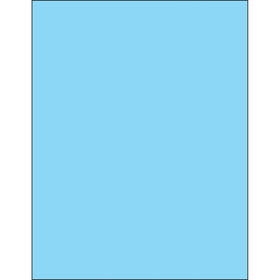 Create professional, high-visibility product and mailing labels with these 8.5x11 fluorescent pastel blue laser labels featuring permanent acrylic adhesive. Compatible with laser and inkjet printers, they bond securely to paper, corrugated, plastic, wood, glass, and metal surfaces. Each case delivers 100 ready-to-format labels with included Microsoft Word template.