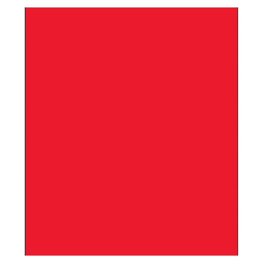 8.5x11 Fluorescent Red Permanent Acrylic Laser Labels 100/Case LL185RD - alias listing