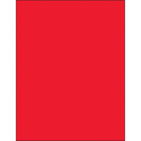 High-visibility 8.5x11 fluorescent red laser labels designed for shipping coordinators who need maximum visibility on shipments and packages. Permanent acrylic adhesive bonds instantly to corrugated, plastic, metal, and paper surfaces. 100-label case prints ready with your laser or inkjet printer.