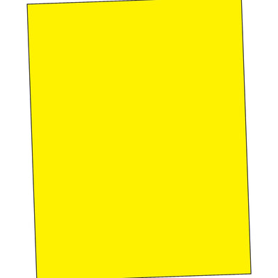 8.5x11 Fluorescent Yellow Permanent Acrylic Laser Labels 100/Case LL185YE - alias listing